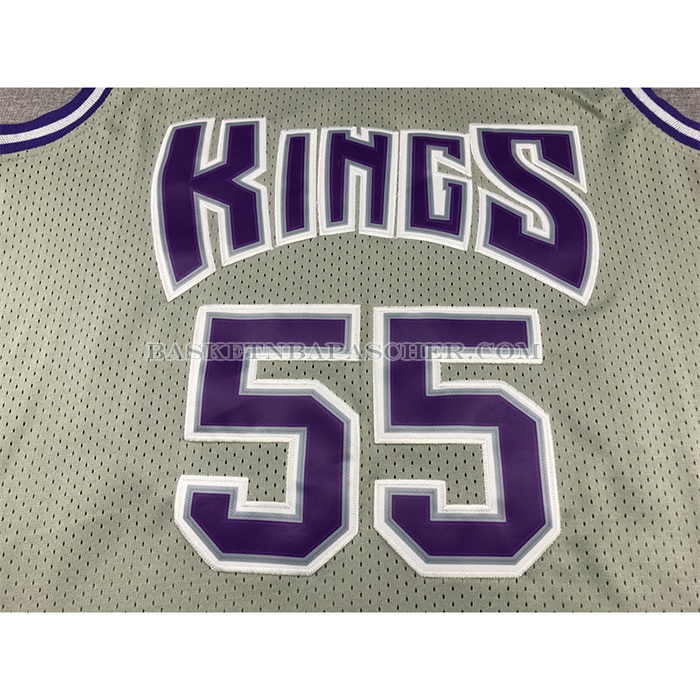Maillot Sacramento Kings Jason Williams NO 55 Mitchell & Ness 2000-01 Gris